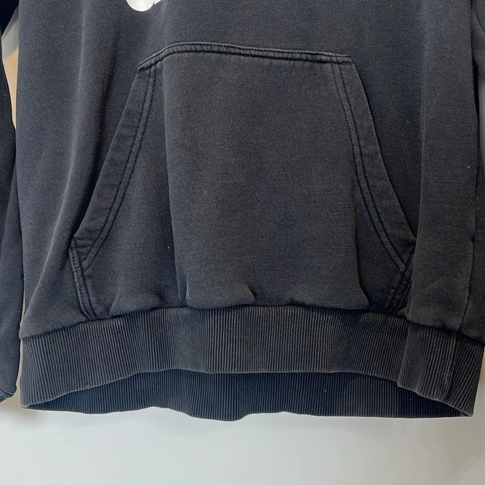Adidas Men's Black and White Trefoil Hoodie size medium.